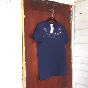 Top Stich sz medium star tee shirt NWT
